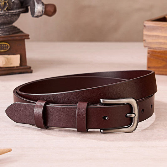 Caelis Leather Pin Buckle Belt