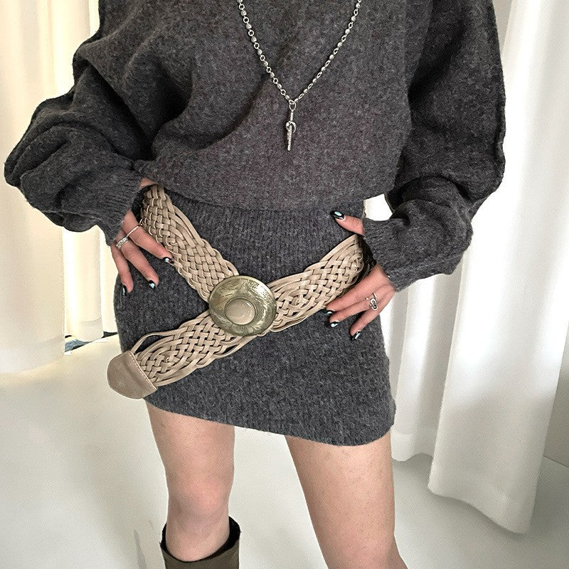 Solara Woven Statement Belt