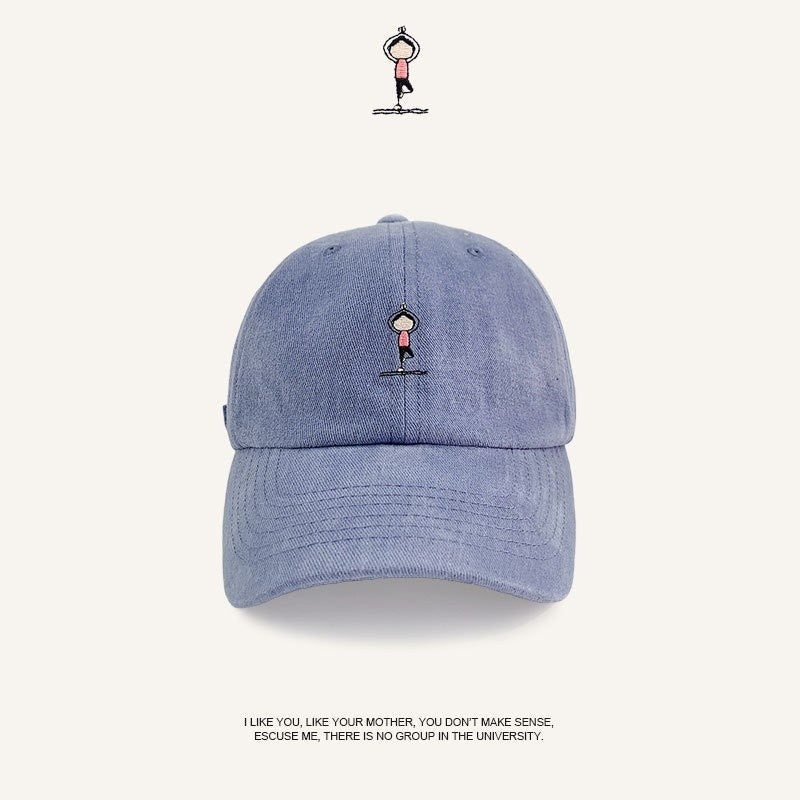 Liora Embroidered Cotton Cap
