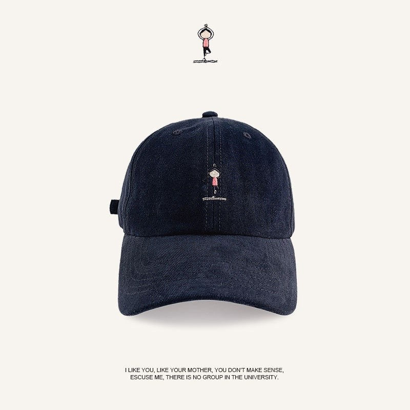Liora Embroidered Cotton Cap