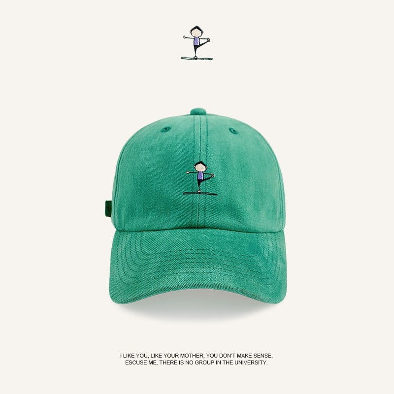 Liora Embroidered Cotton Cap