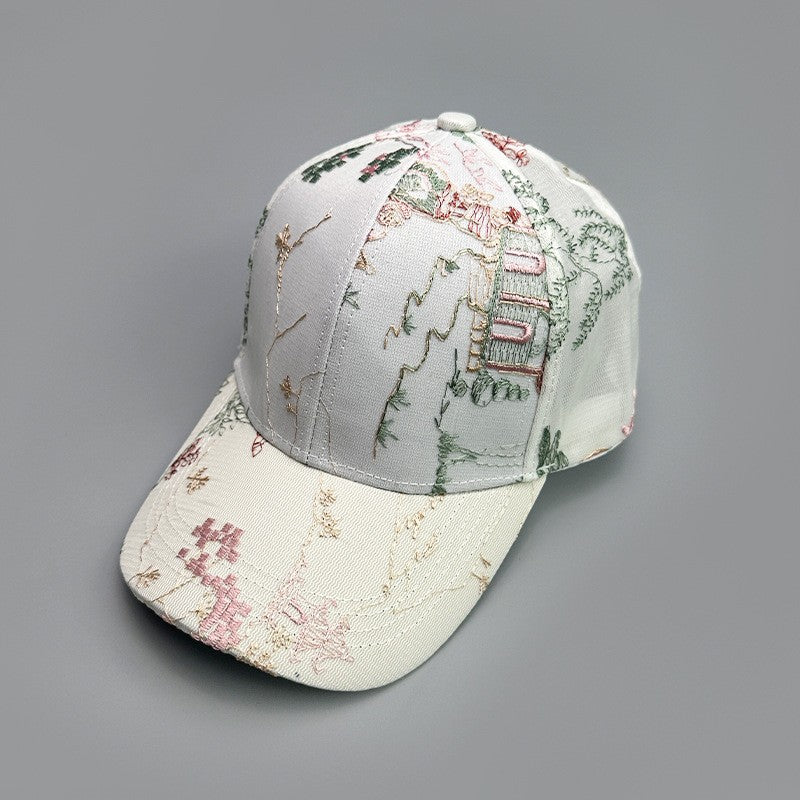 Lyra Vintage Print Baseball Cap