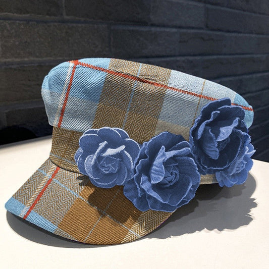 Seraphine Checkered Lady’s Hat