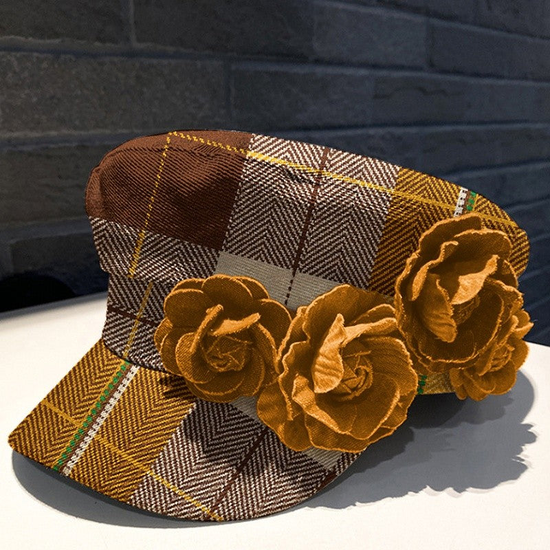 Seraphine Checkered Lady’s Hat