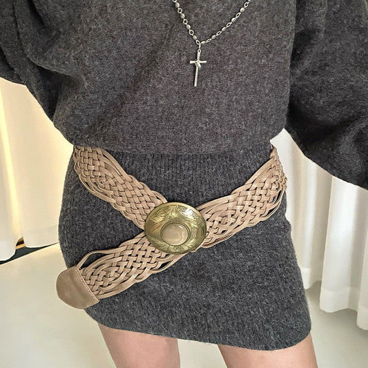 Solara Woven Statement Belt