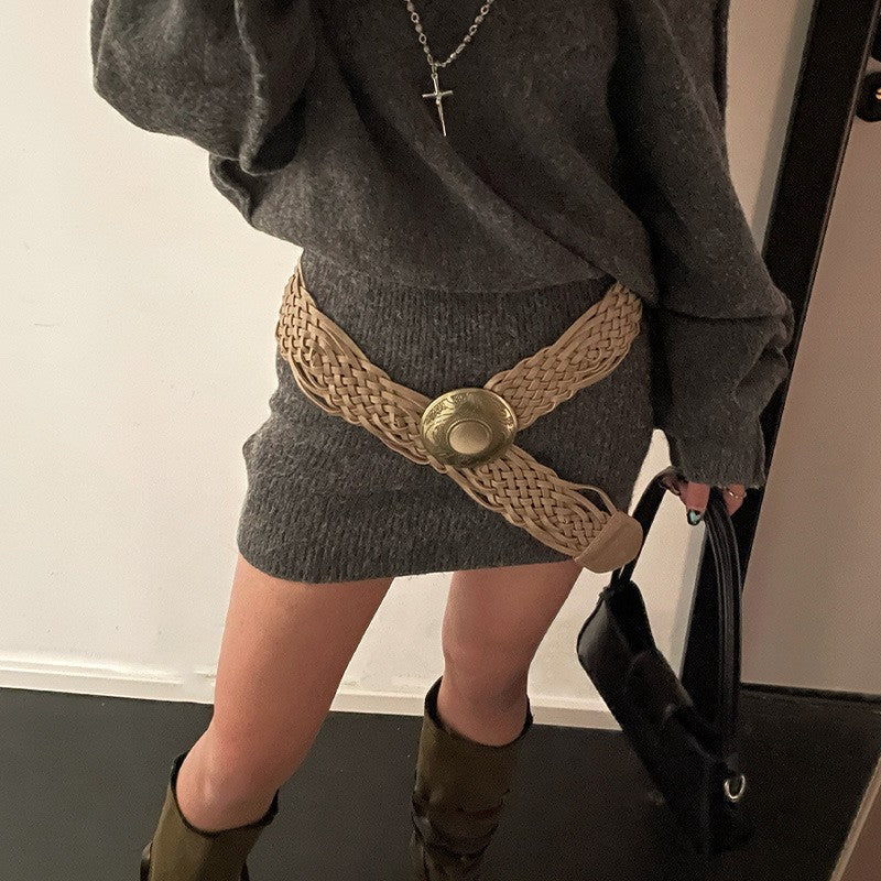 Solara Woven Statement Belt