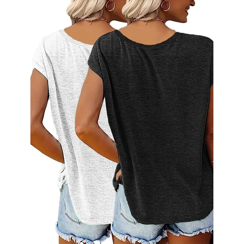 Veyra 2-Pack V-Neck Summer Tanks